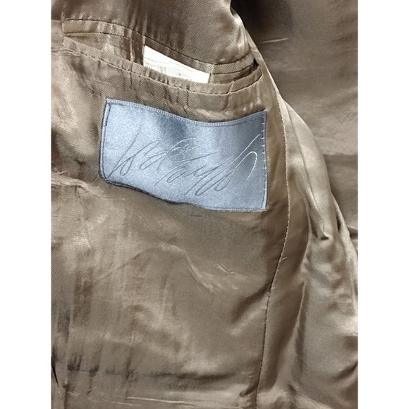 Chaps by Ralph Lauren Men's Brown Wool Jacket Blazer‎ Size 42 Tall - Picture 5 of 5